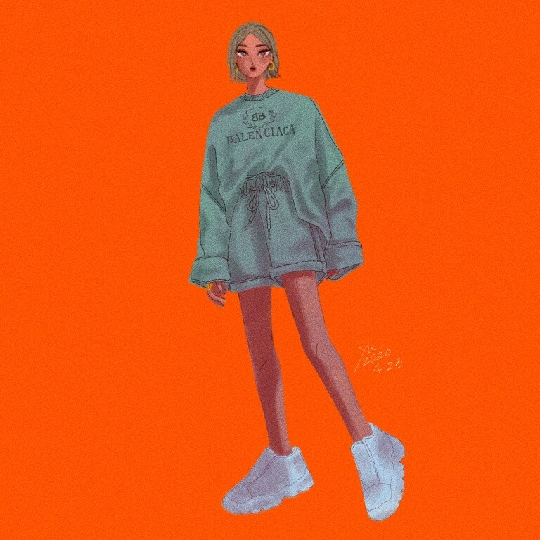 似顔絵やコーデ画など描きます SNSのアイコン用など悩んでる方に！ イメージ3