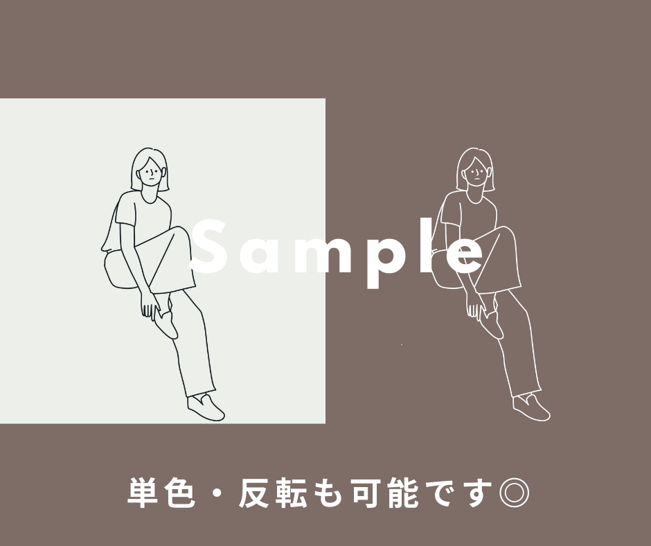 修正無料★2色でシンプルかわいい似顔絵描きます 修正は無制限！丁寧に、納得いくまでお付き合いします！ イメージ8