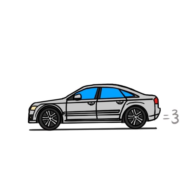 あなたの愛車のイラストを作成します LINE等のプロフィール画像への使用、愛車のステッカー作成に イメージ3