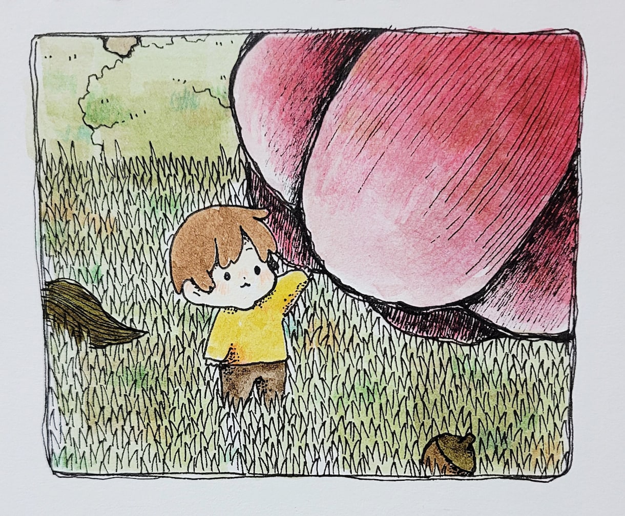 童話風のペン画を描いています ペンとインクで描く暖かい童話風のイラスト イメージ10