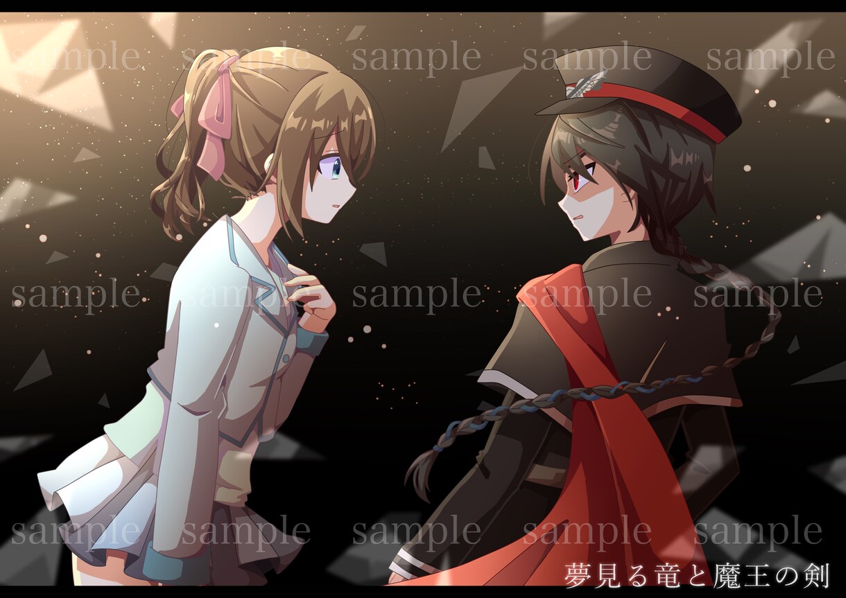 背景込みのお好きなイラストお描きします 観賞用や動画のサムネ、SNSのヘッダー、ブログの挿絵などに イメージ4