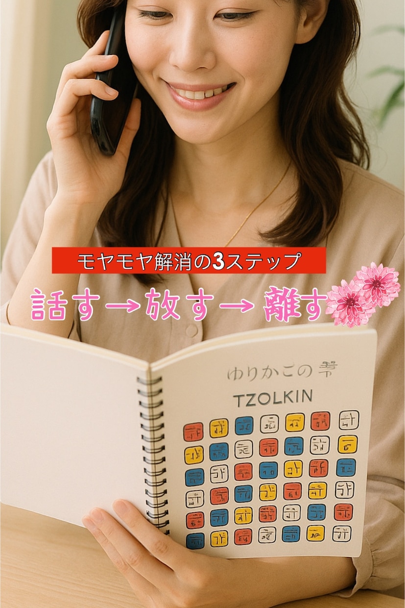 恋愛・子育て・嫁姑問題　大人のお悩み伺います 	マヤ暦×現実的アドバイスで心の断捨離しませんか？ イメージ2