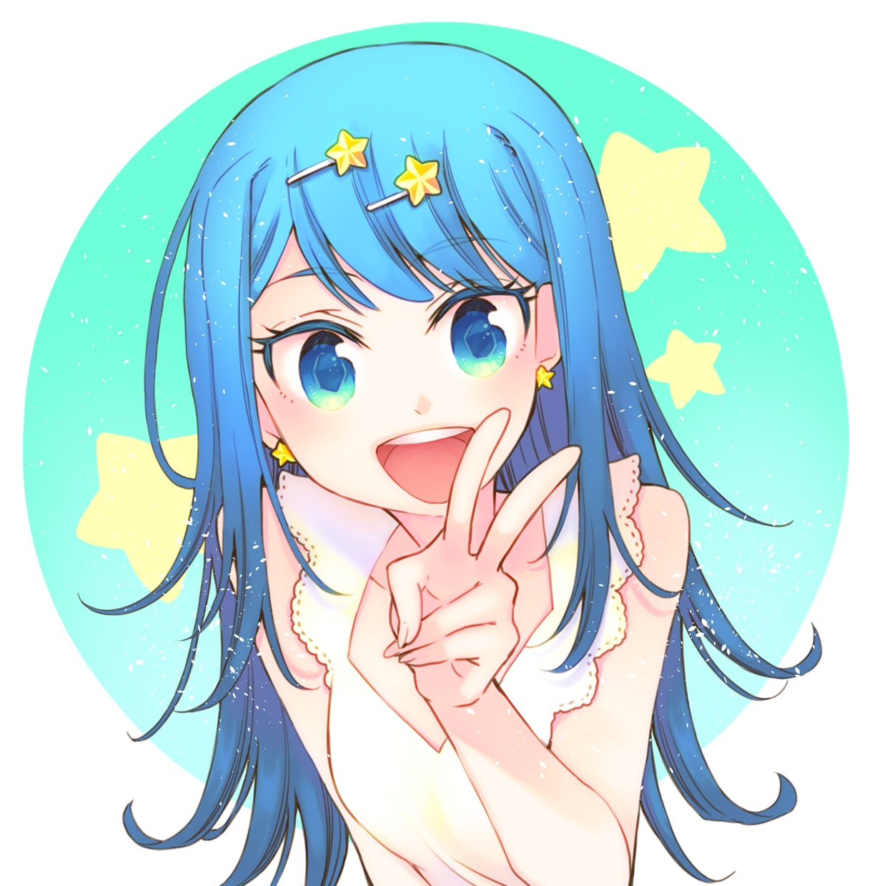 明るくきらめく爽やかなイラスト作成致します SNS、動画、配信、立ち絵、ミニキャラetc.に対応してます イメージ6