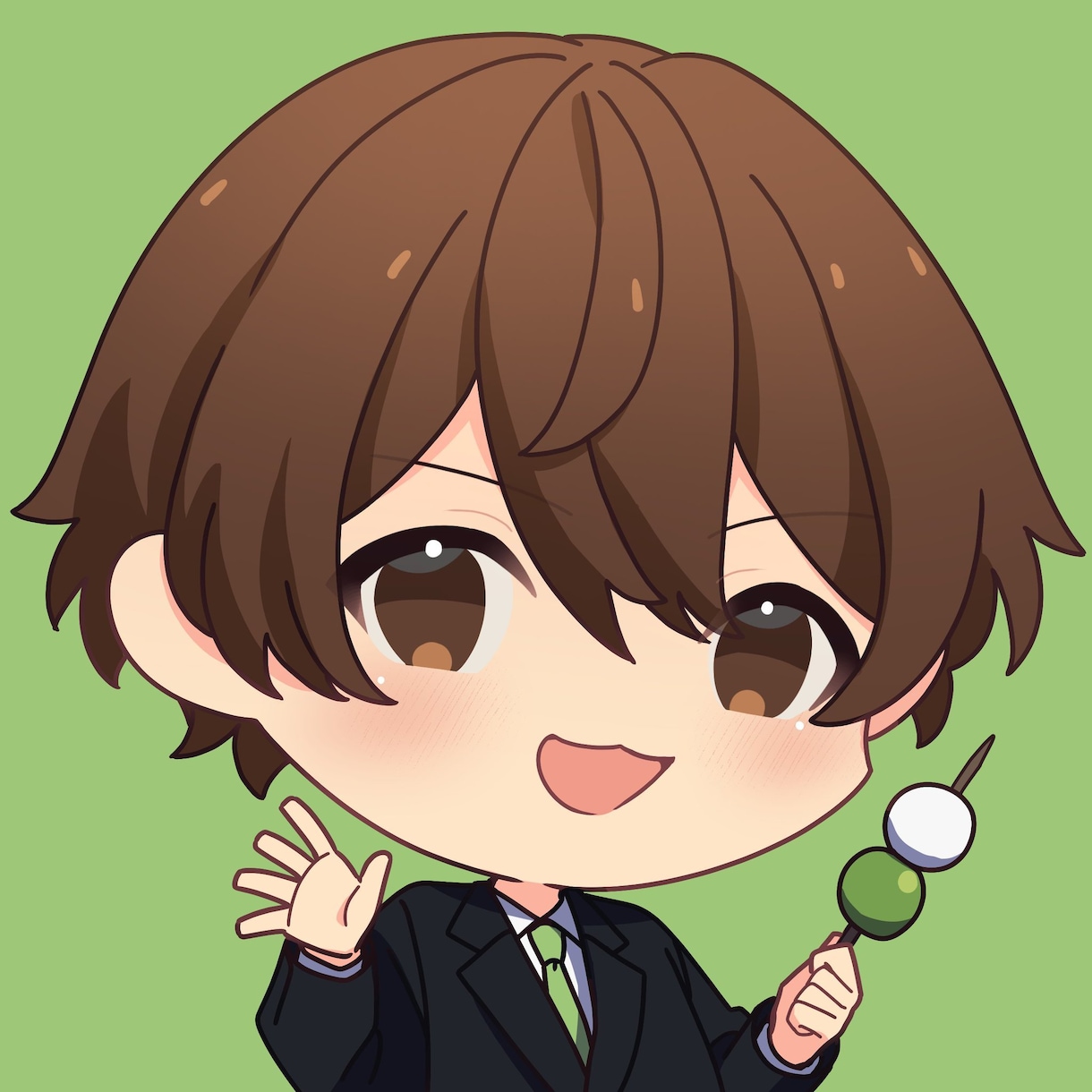 SNSのアイコンを描きます ちびキャラのアイコンが欲しい時に イメージ1