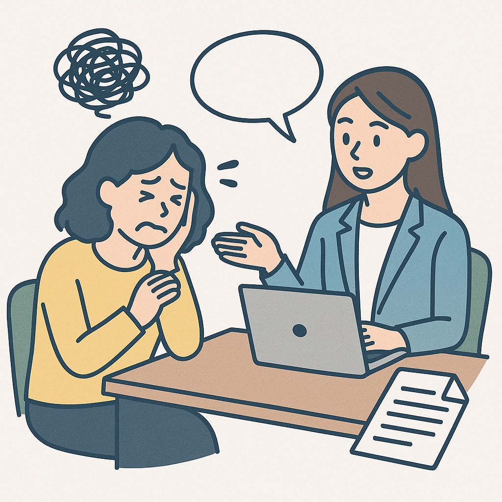 あなたのお話、お話を2日間お聞きします 身内に話せないモヤモヤしたお話なんでも聞きます。 イメージ1