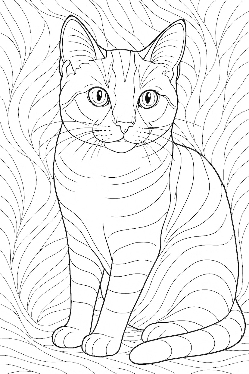 大人向けな難易度の塗り絵を販売いたします 唯一無二のイラストにあなたの世界観を足して完成させてください イメージ1