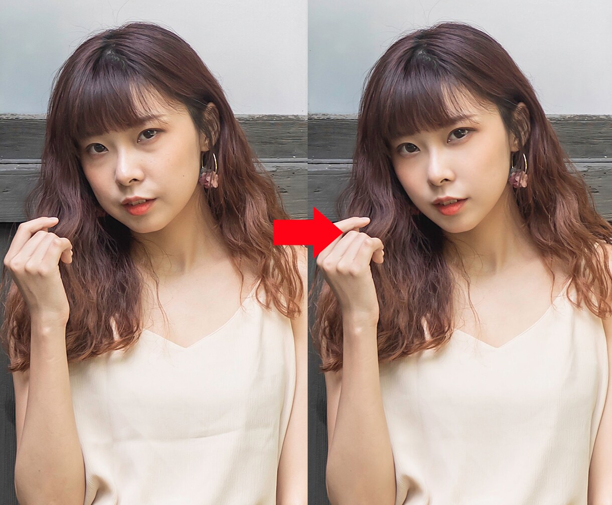 婚活・お見合い写真自然に盛ります 元美容師が肌ツルツル&小顔にレタッチ 1枚1500円 イメージ4