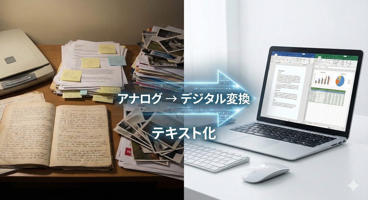 手書き原稿・メモの文字入力代行します 手書き・PDF・画像の文字を正確で読みやすいデータに整えます イメージ1