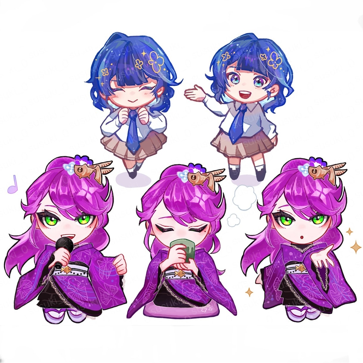 ミニキャラ・SDキャラ描きます 幅広く使えるミニキャライラストを作成させて頂きます！ イメージ3