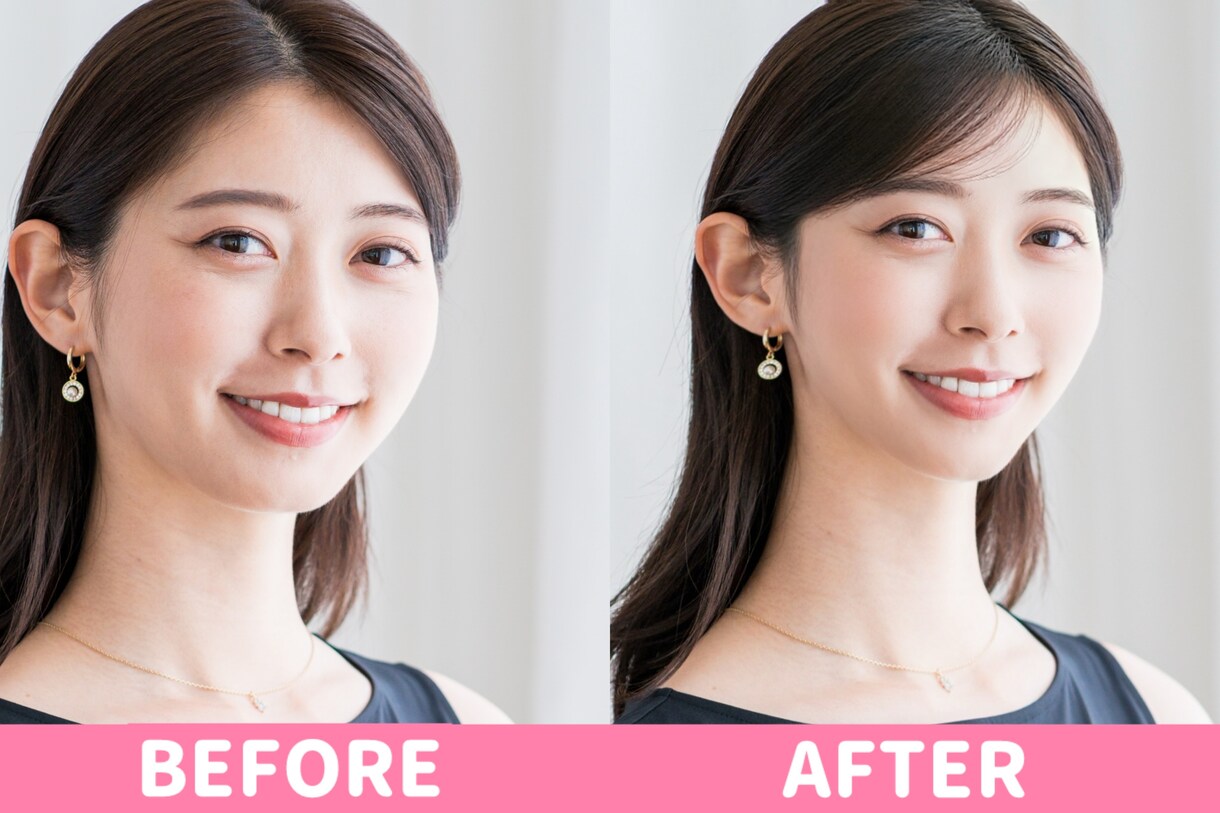 2枚で1000円！別人or垢抜け加工します 【各写真3回まで無料】清潔感・垢抜け・身バレ防止を叶える♡ イメージ6