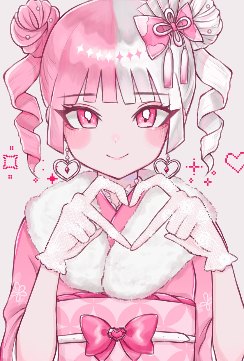 かわいい女の子のイラストを描きます 砂糖菓子のように甘いあなただけの女の子をお描きします イメージ2