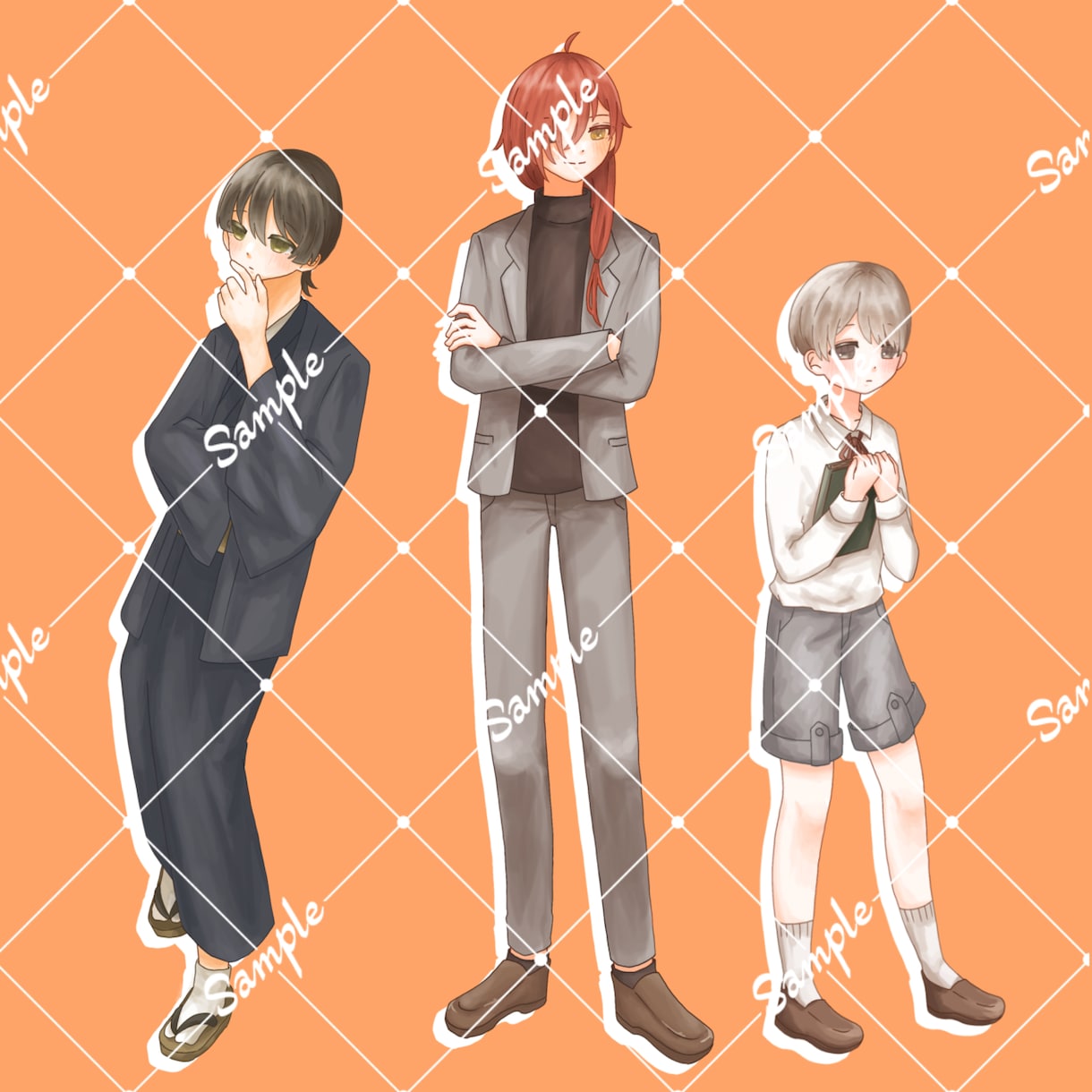 TRPG/コテキャ/立ち絵イラスト制作します 柔らかで可愛いイラストで立ち絵制作しています！ イメージ3