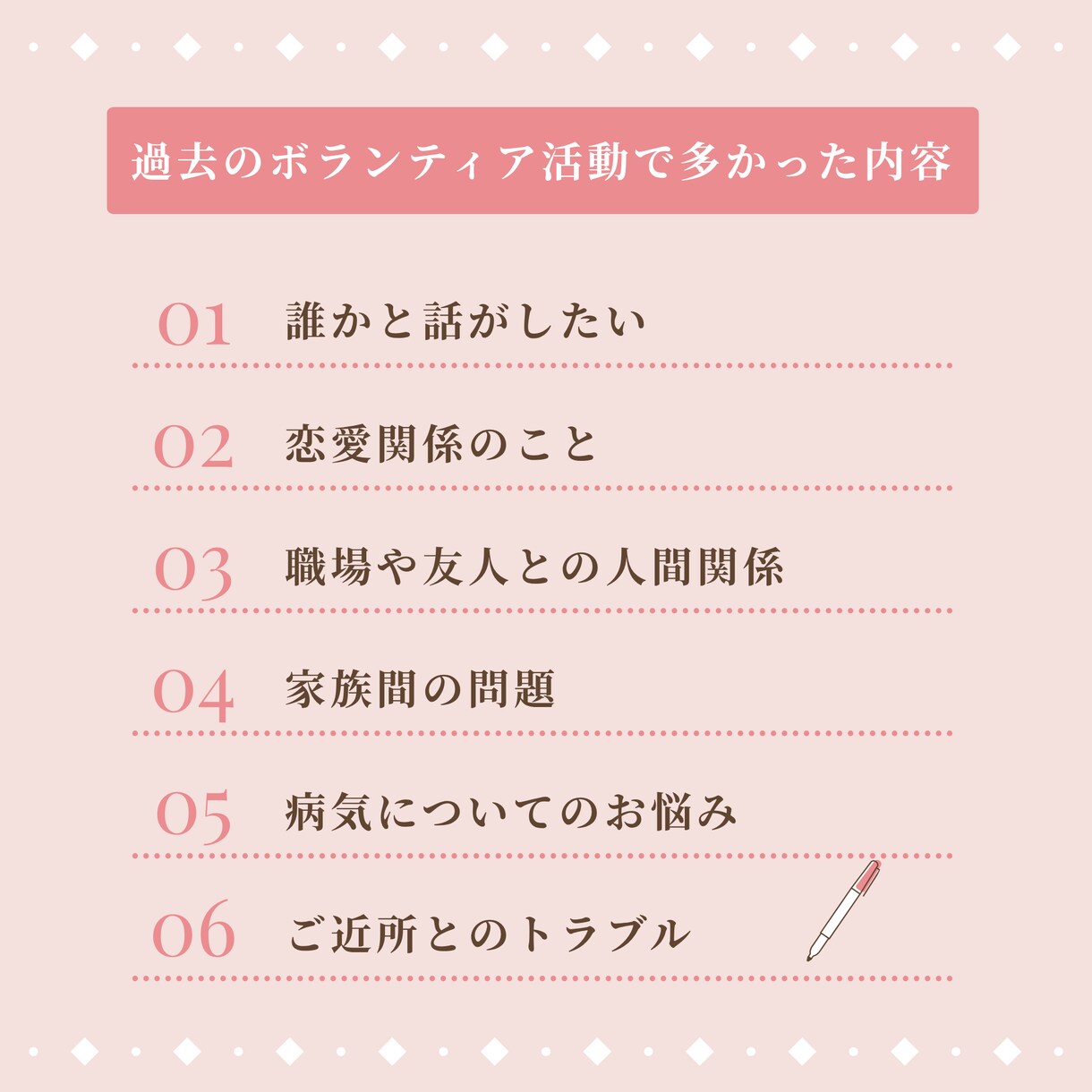 お話し相手になります 顔が見えない電話だからこそ、安心して本音を話せます。 イメージ2