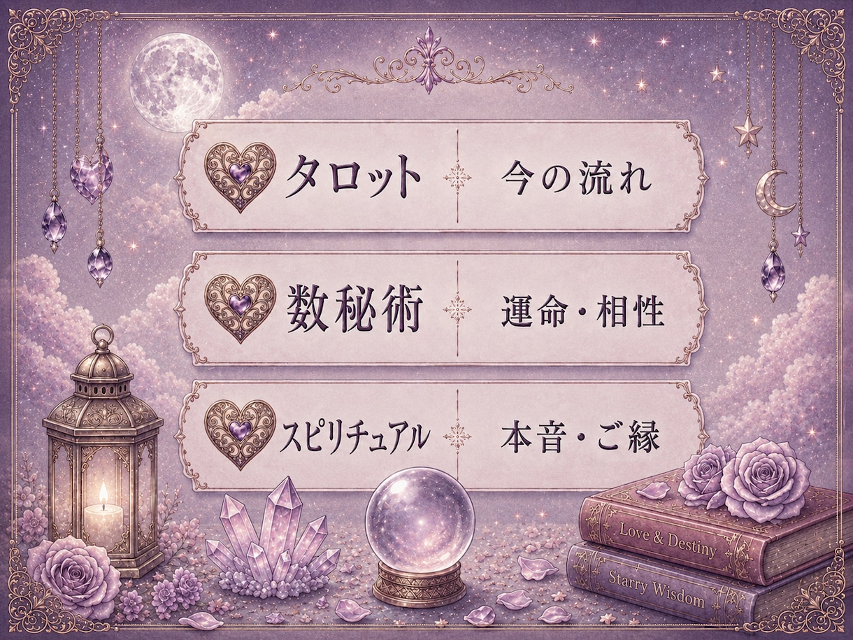 即日鑑定 数秘術✖️タロット 結婚運占います 婚期・ご縁・恋愛運を読み解きます イメージ7