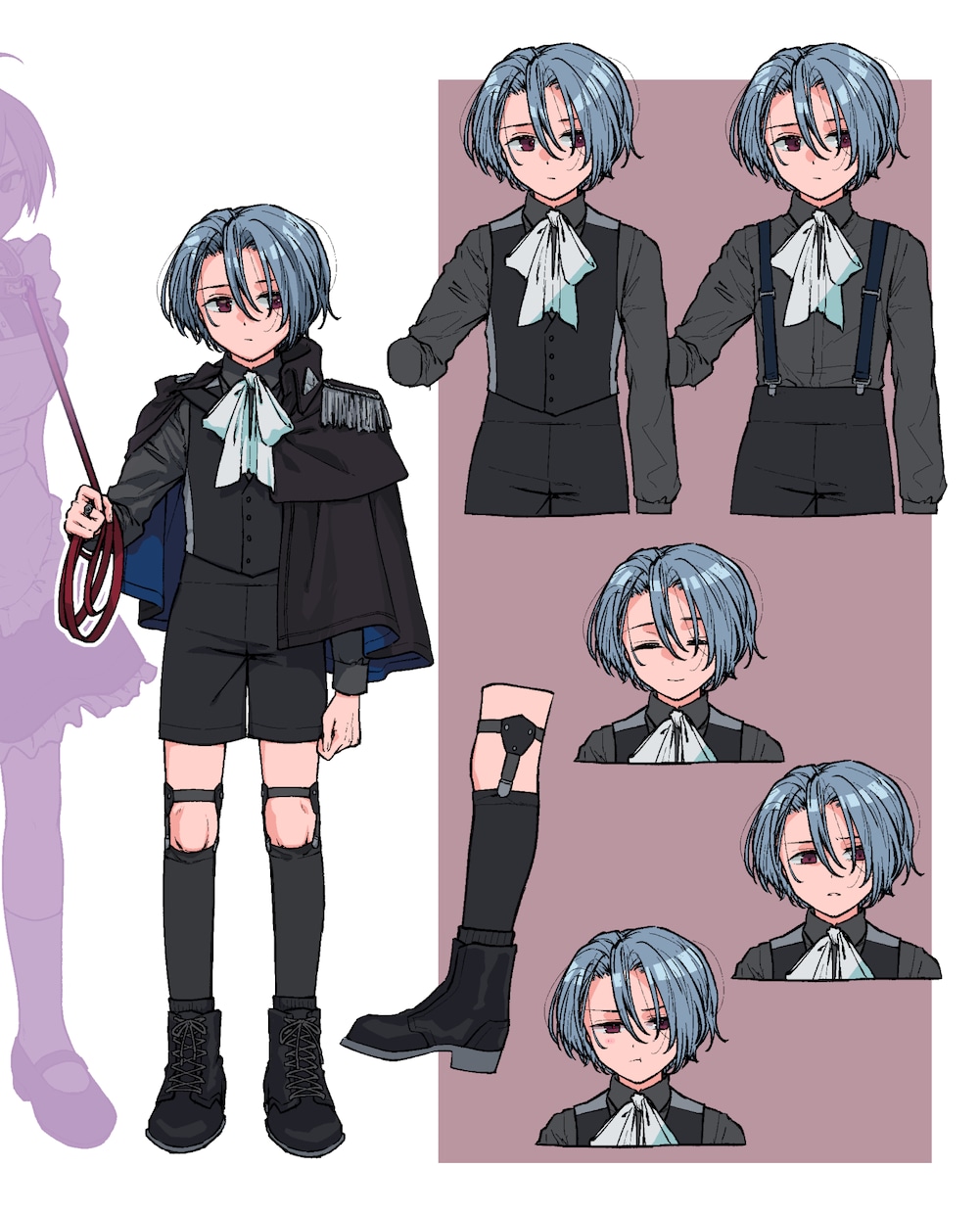 キャラ設定画作成　キャラデザ・コーディネートします 理想の「うちの子」設定画を一緒に作りませんか？ イメージ8