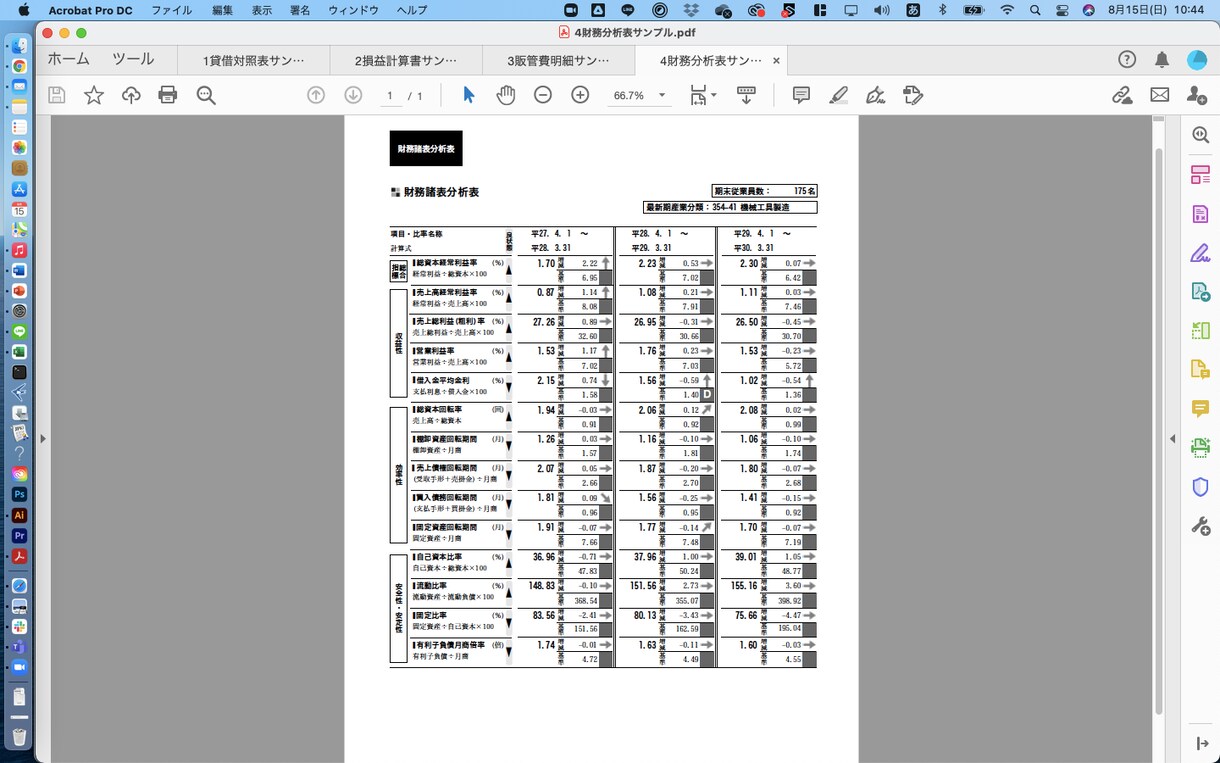 財務分析に基づいたアドバイスをします 元信用調査会社の調査員監修！財務分析表の作成によるコンサル。 イメージ4