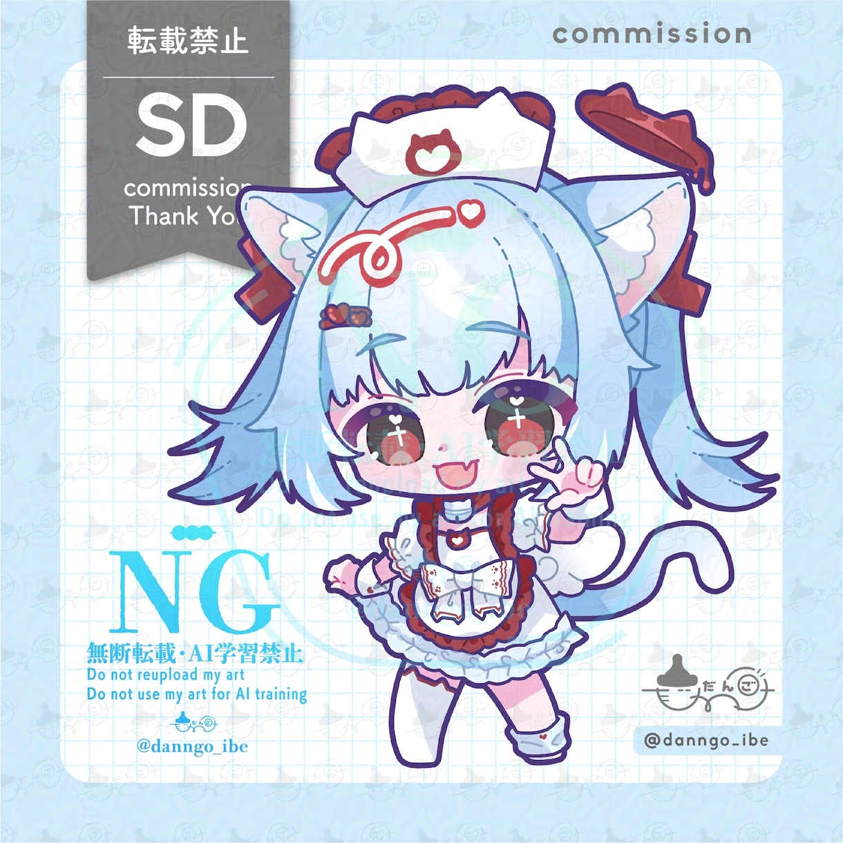 商用利用◎様々な絵柄のミニキャラ制作します 選べる絵柄や頭身！ご依頼者には表情差分を1点プレゼント！ イメージ8