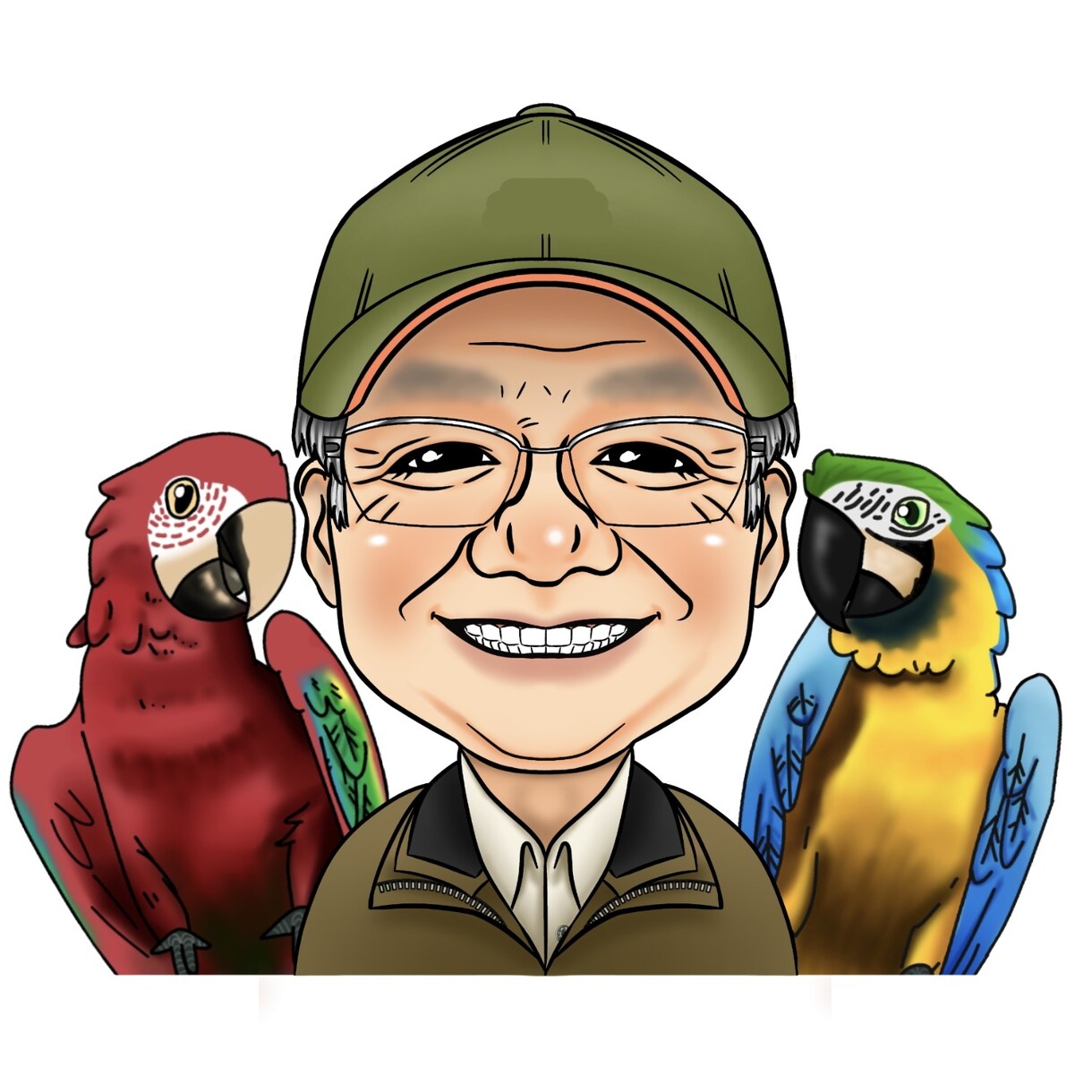 似顔絵描きます 笑顔だけでは伝わらない個性と雰囲気を重視されてる方へ イメージ3
