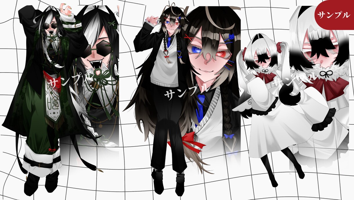 シンプルで使いやすい立ち絵描きます TRPG / 創作企画向けの立ち絵を描きます！ イメージ6
