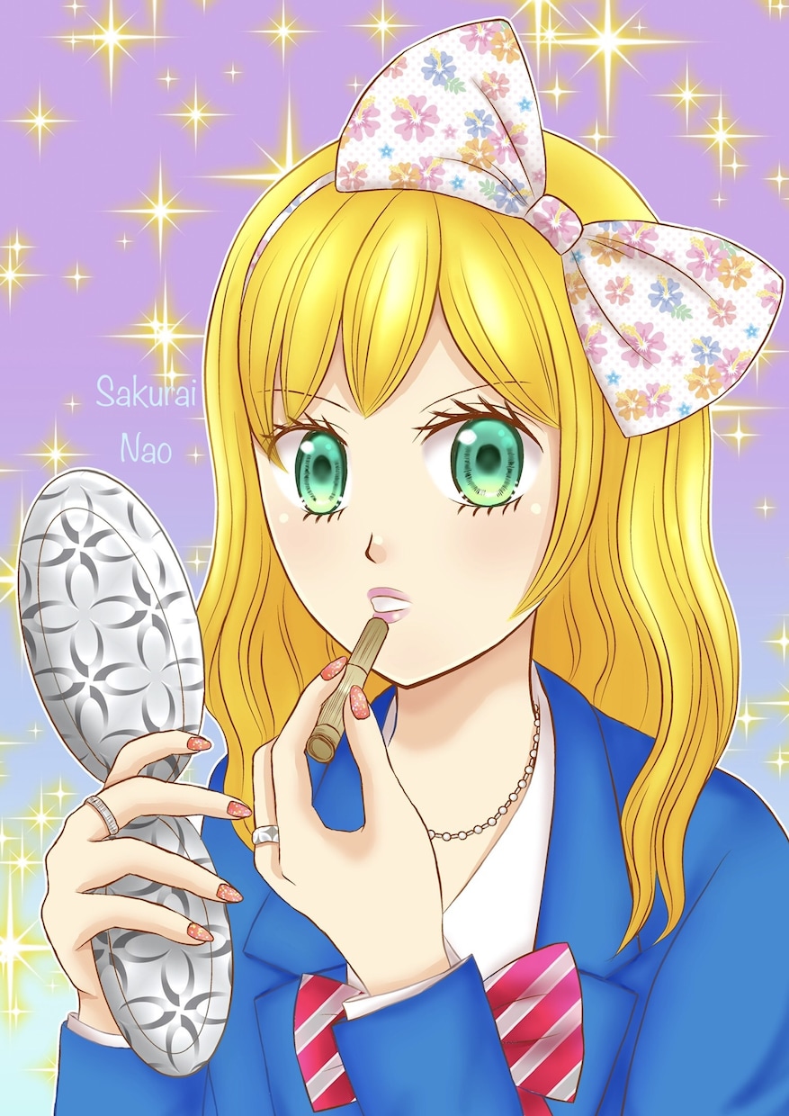 少女漫画風SNSアイコンお描きします イケメン、チビキャラも可能。お好みに合わせて作成します。 イメージ2
