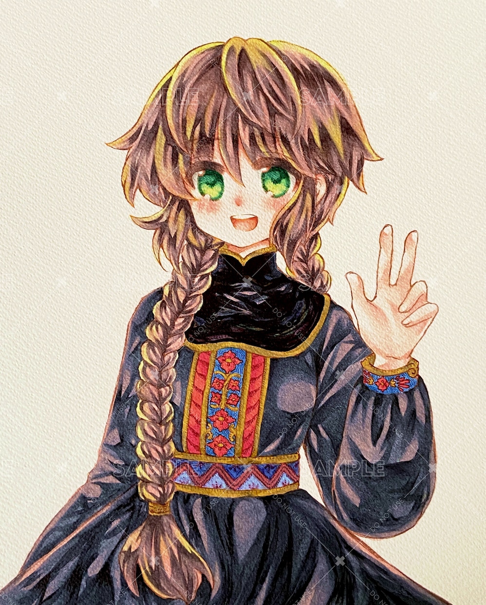 コピックでオリジナルイラストをお描きします 特別な一枚、丁寧に制作いたします イメージ4
