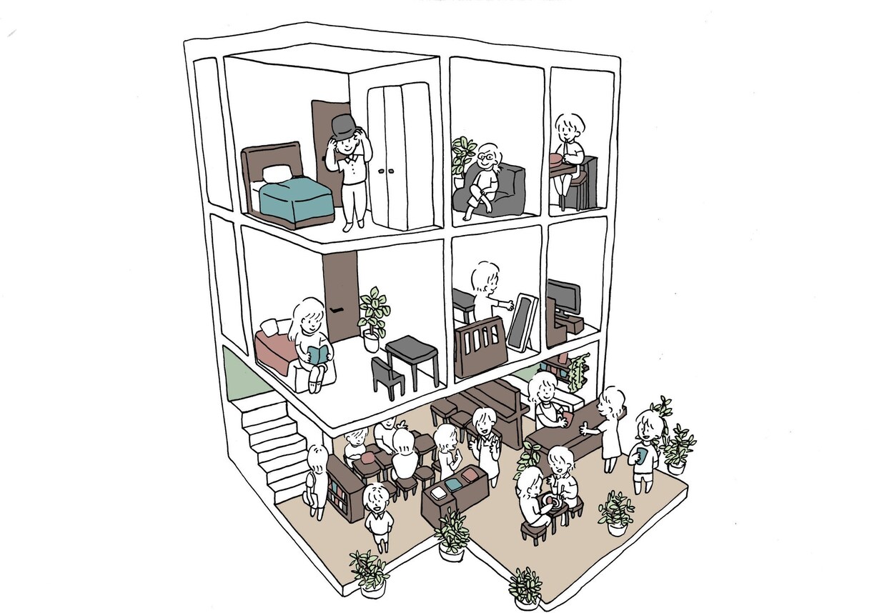 お店の店内イラスト描きます 飲食店などの店内全体イメージをサイトやチラシに載せませんか？ イメージ3