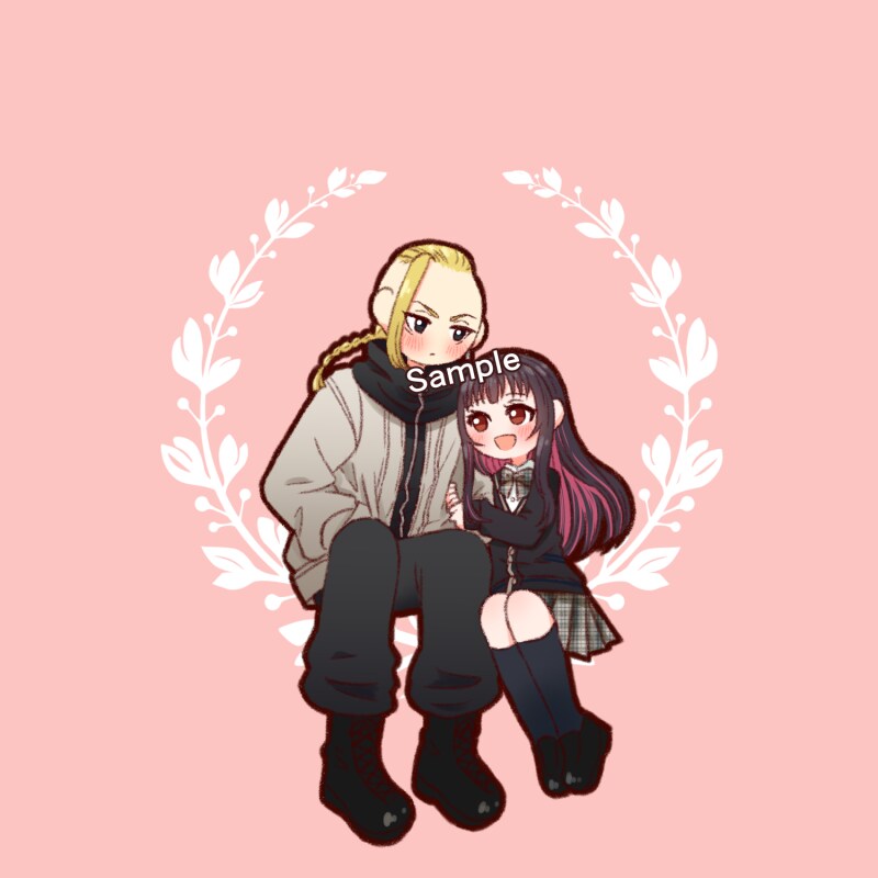 2名で3000円✨夢絵・カップルイラスト描きます NL・BL・GL全てOK！全身も可能で同値段です！ イメージ4
