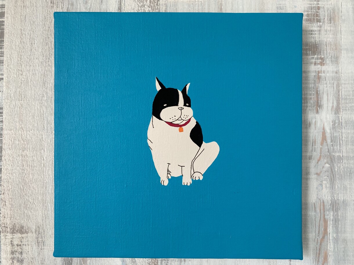 お部屋に飾る用の絵画を提供します いぬ好きさんやフレンチブルドッグ好きさんへ イメージ1