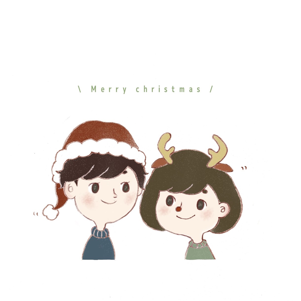 カップルや家族のかわいいイラスト描きます 記念日にあげたいふわふわかわいいイラストをお届けします イメージ1