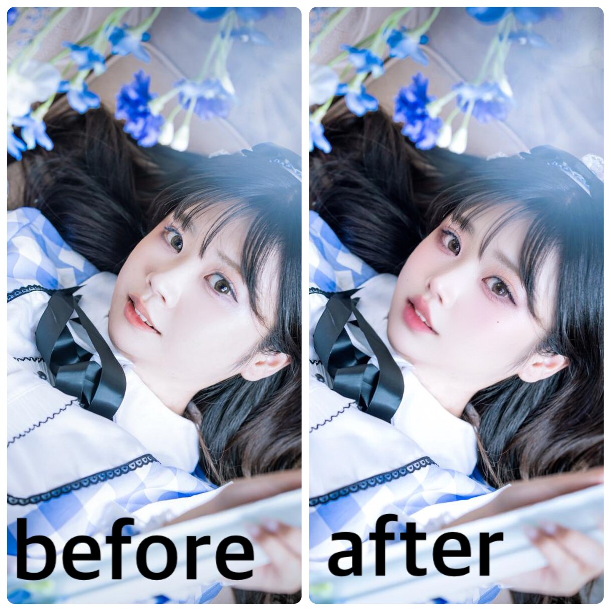 お写真のレタッチであなたの綺麗お手伝いします 韓国アイドル風や二次元風な加工からナチュラルまで！ イメージ4