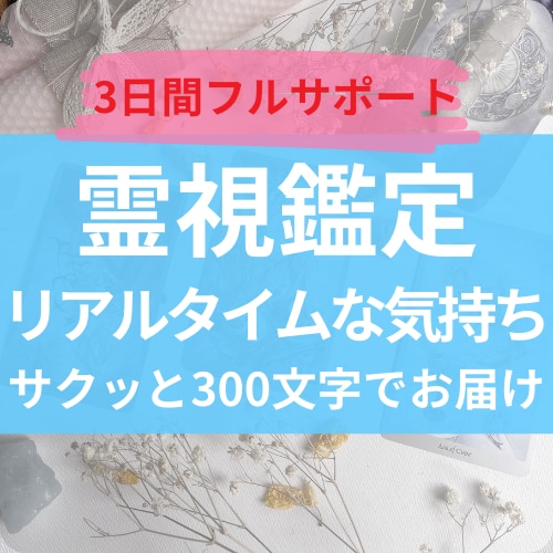 本気の方♡お相手の今の気持ちを300文字で視ます 《3日間無制限》リアルタイムな気持ちをキャッチ♡【祈祷付き】 イメージ1
