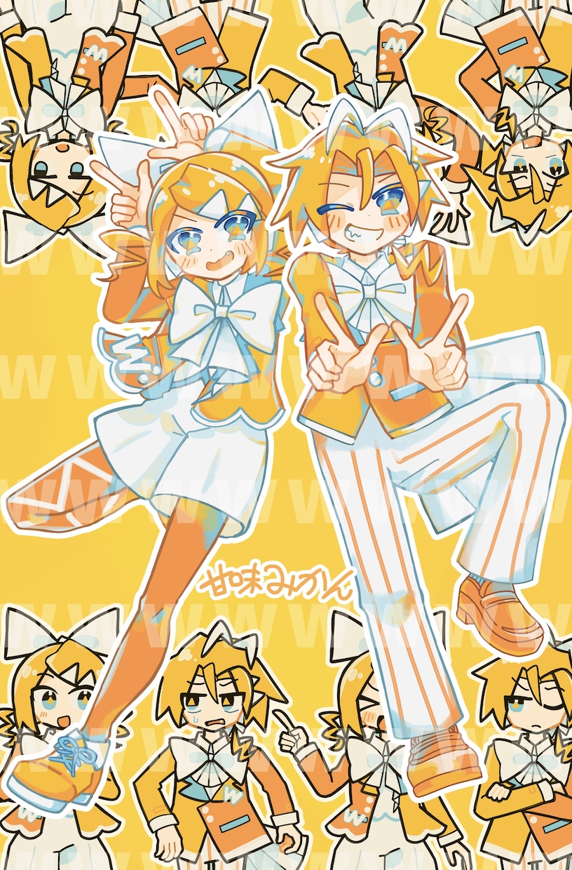 ポップなキャライラストお描きします ボカロ曲や歌ってみた、SNSアイコンなどに！ イメージ1