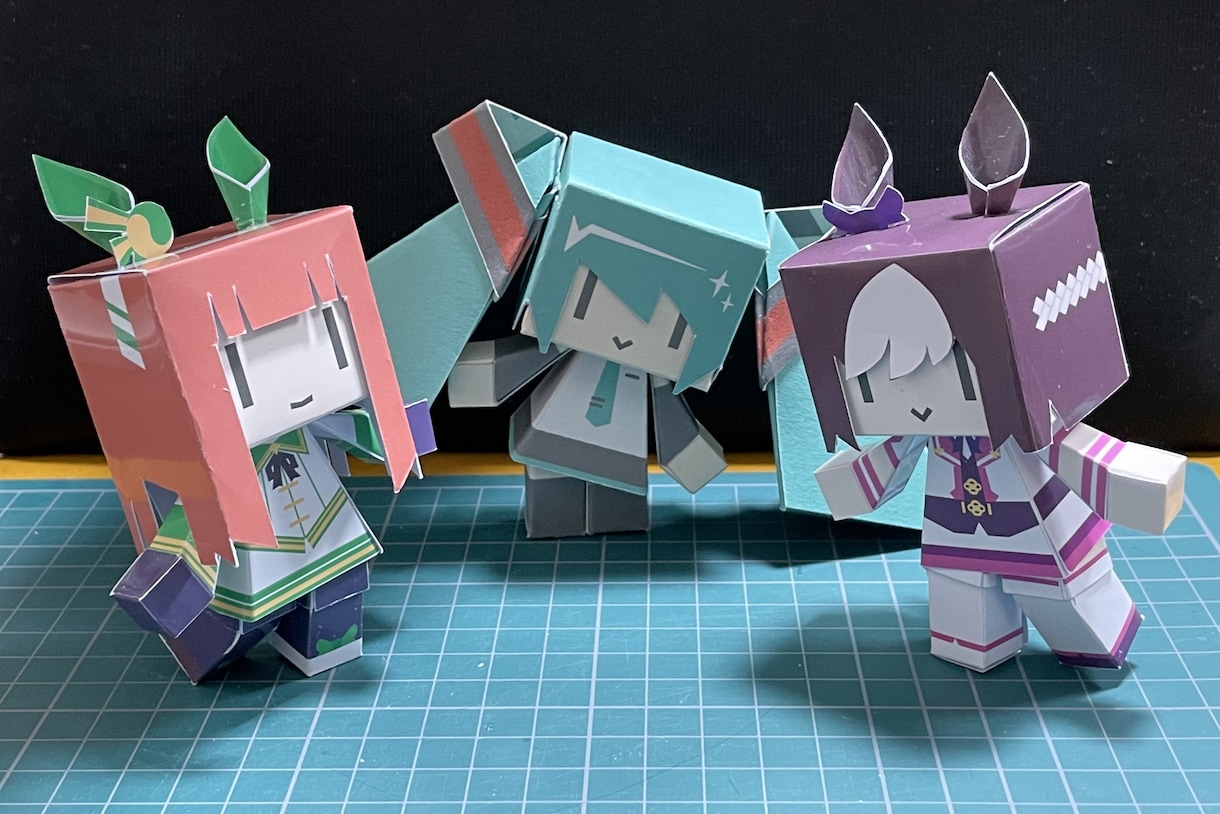 オリジナルのキャラクターペーパークラフトを作ります 世界に一つのオリジナルペーパークラフトを作りましょう イメージ4