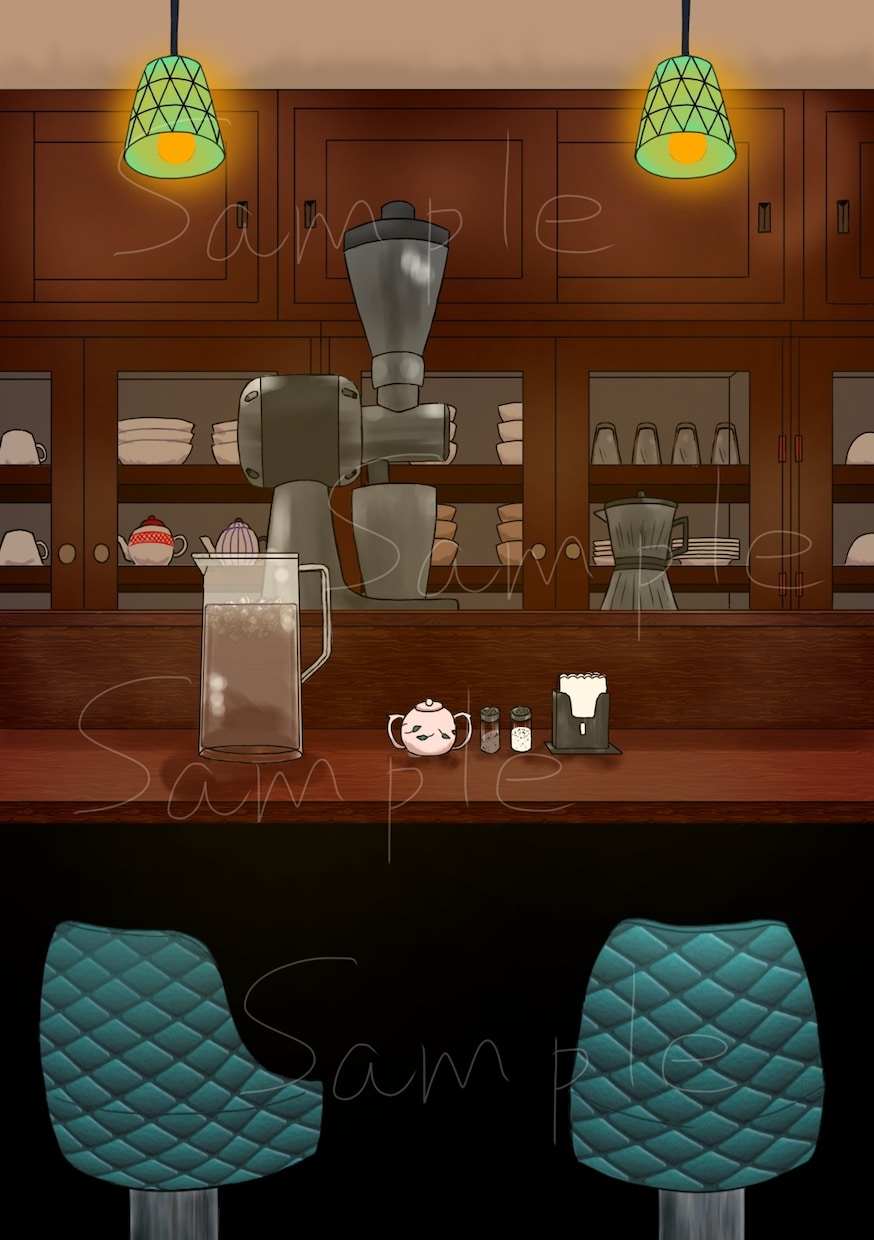 教室、喫茶店、風景など背景描きます ゲームやイラストの背景や、SNSのヘッダーなどに イメージ1