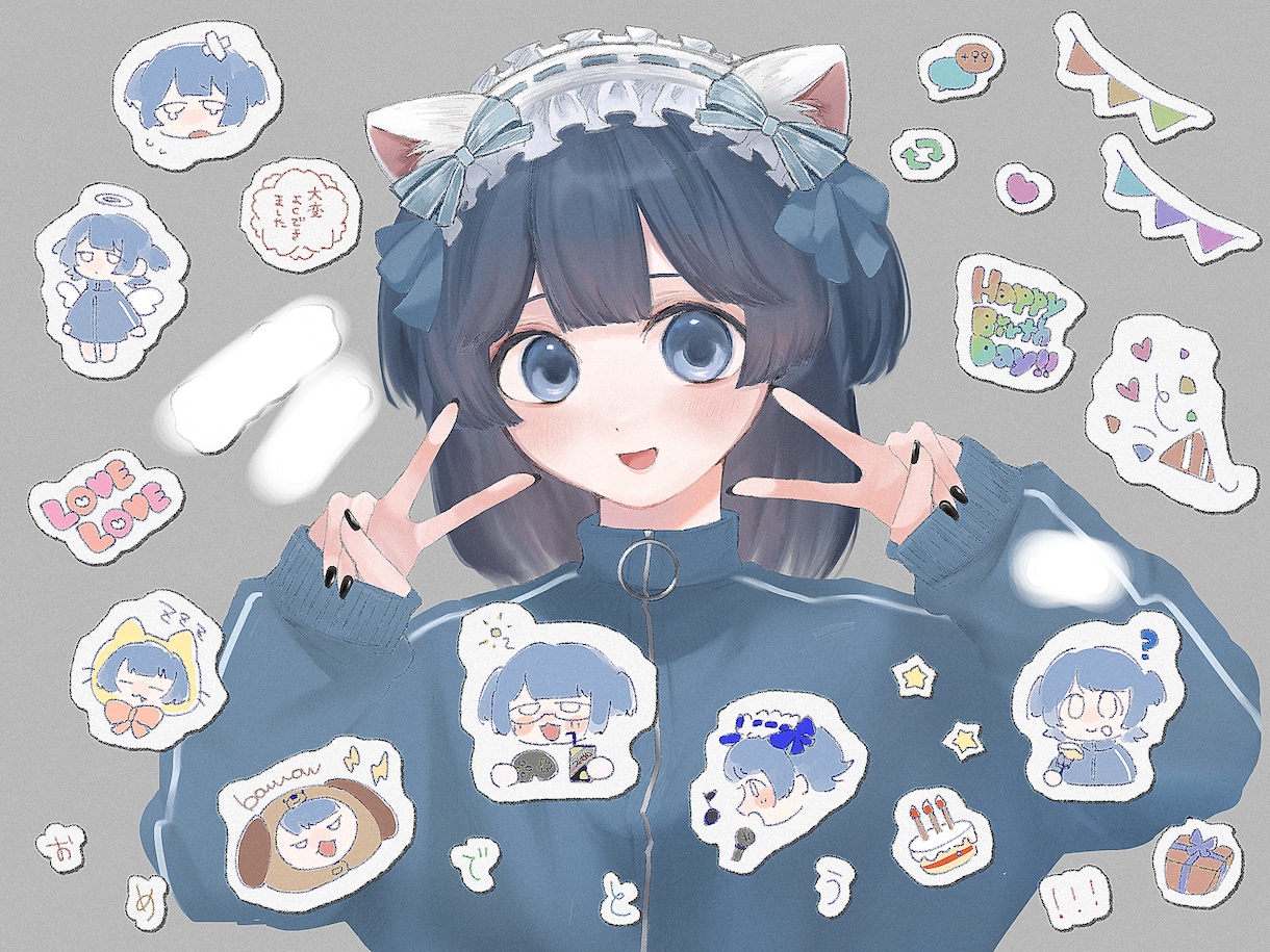 SNS用のアイコンを作成します かわいい・かっこいいイラストをお求めの方にオススメ！ イメージ4