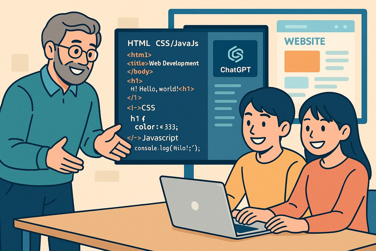 ChatGPTで学ぶ初心者向けHTML基礎教えます 初めてのwebページをプロンプトで作りましょう！ イメージ1