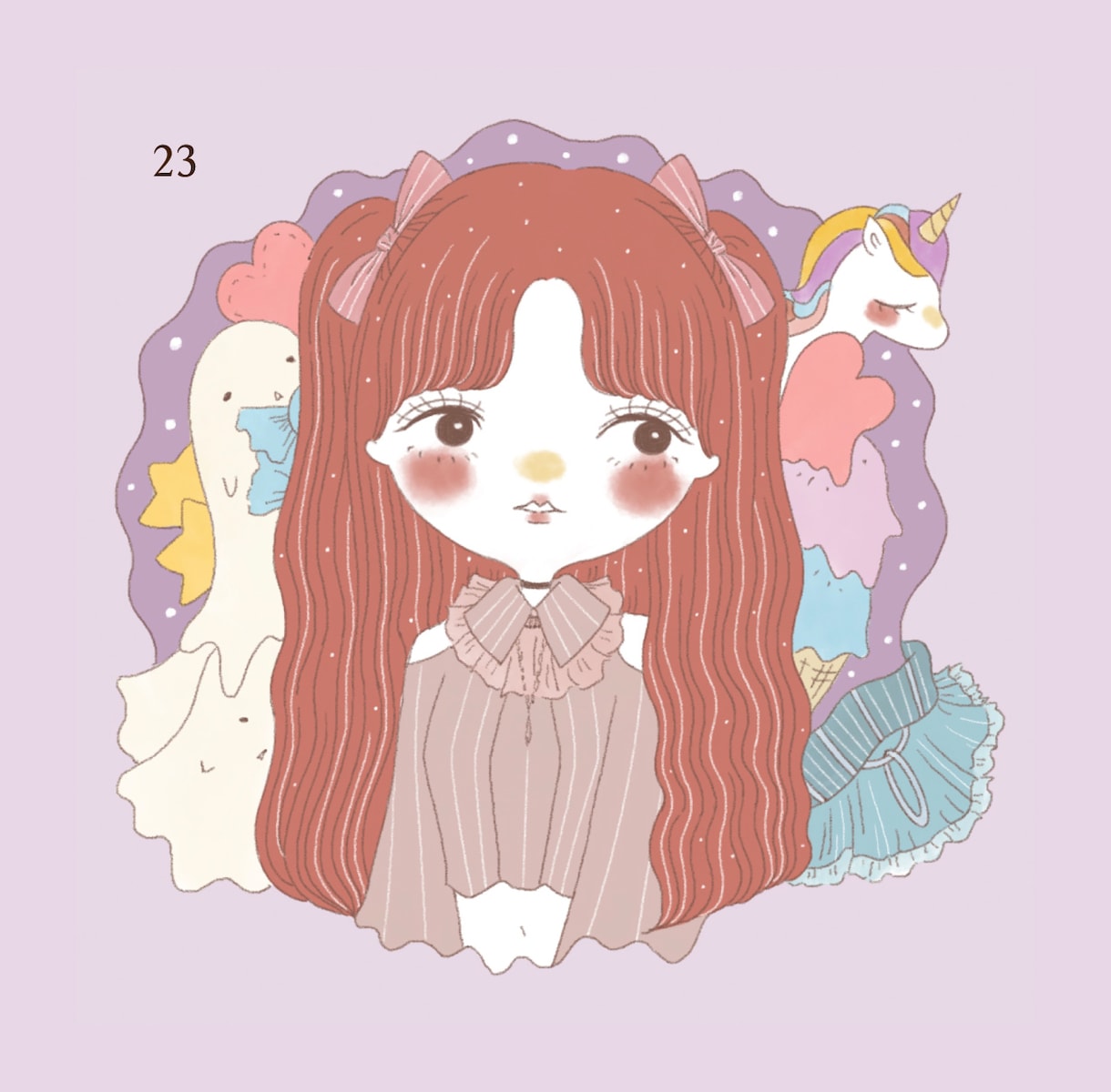 商用ブログOK！レトロで可愛いイラスト作成します SNSアイコンやブログ、挿絵など♪ イメージ9