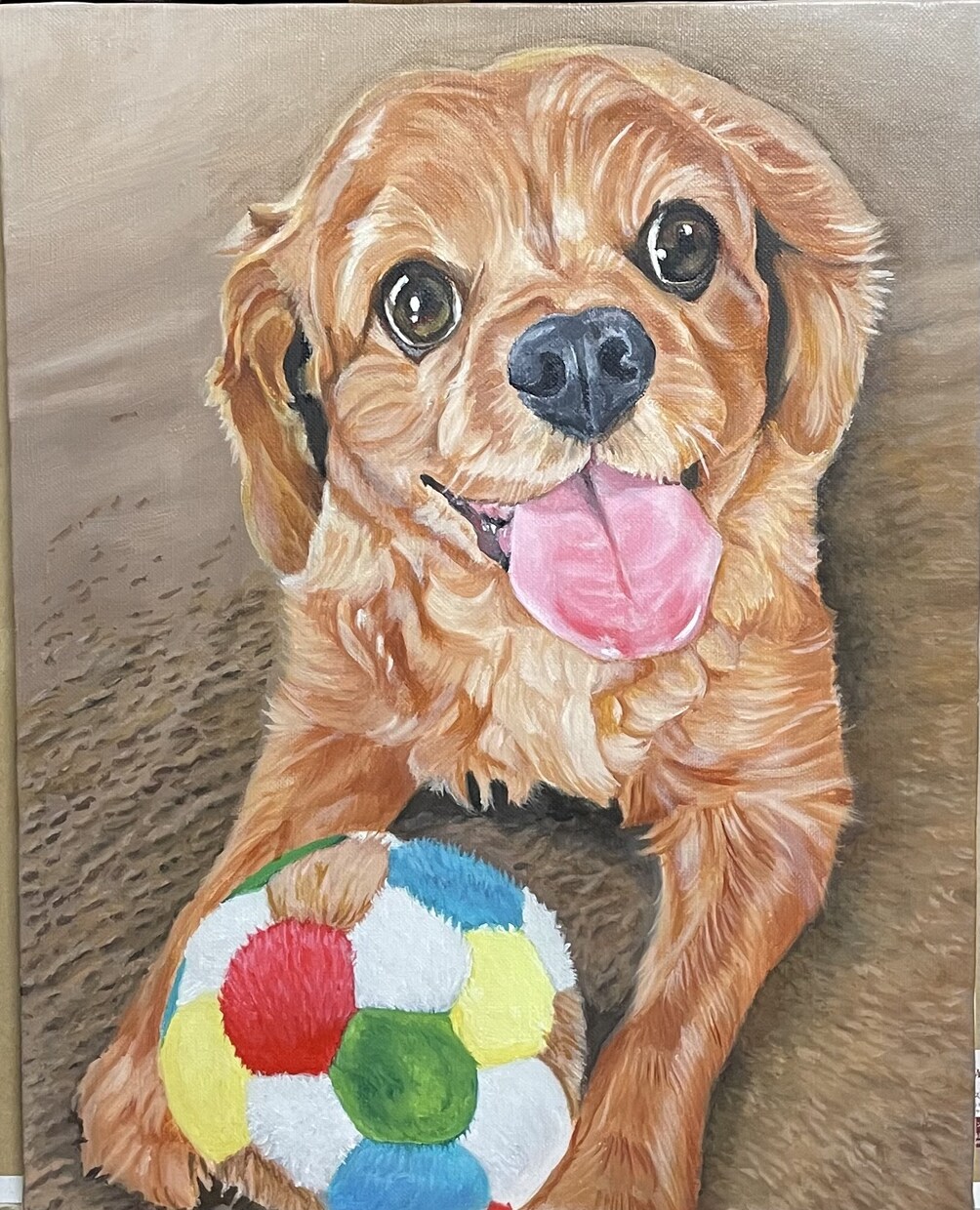 あなたの大切なペットの肖像画を油絵で描きます 油絵の醍醐味を身近に楽しんでいただける様リーズナブルに設定 イメージ9