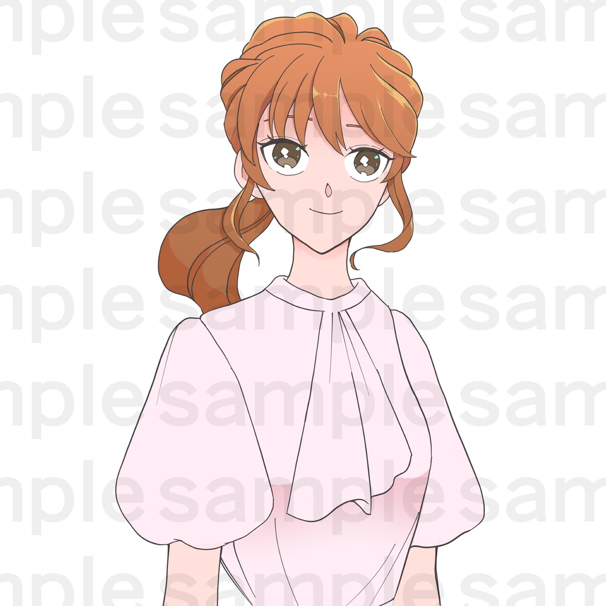 先着3名特別価格|トルソーイラスト描きます 可愛すぎないアニメタッチで様々な用途に使いやすいイラストです イメージ3