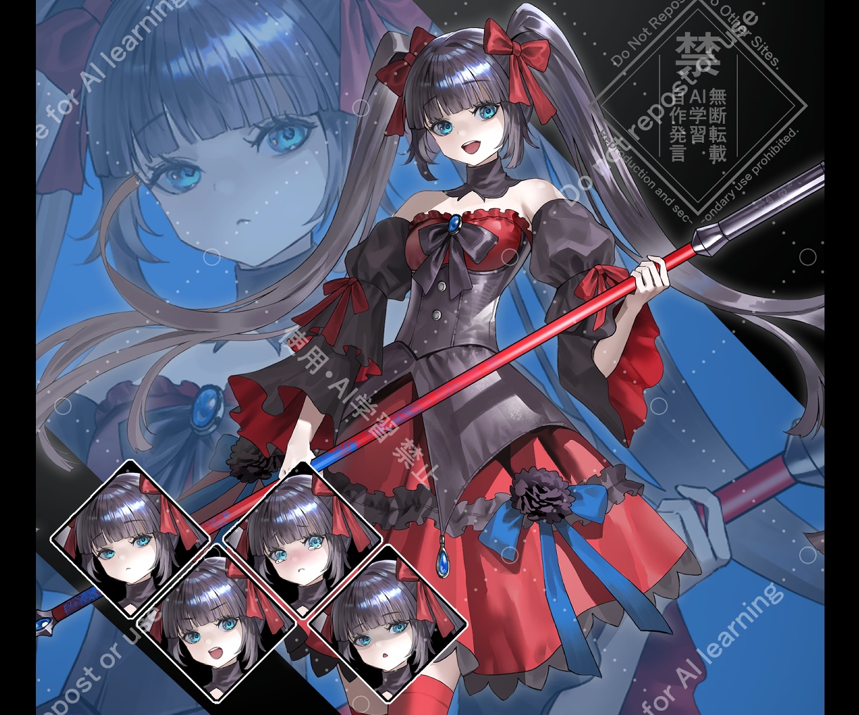表情差分5種まで無料！立ち絵制作いたします TRPG、ゲーム、動画等にいかがでしょうか？ イメージ5