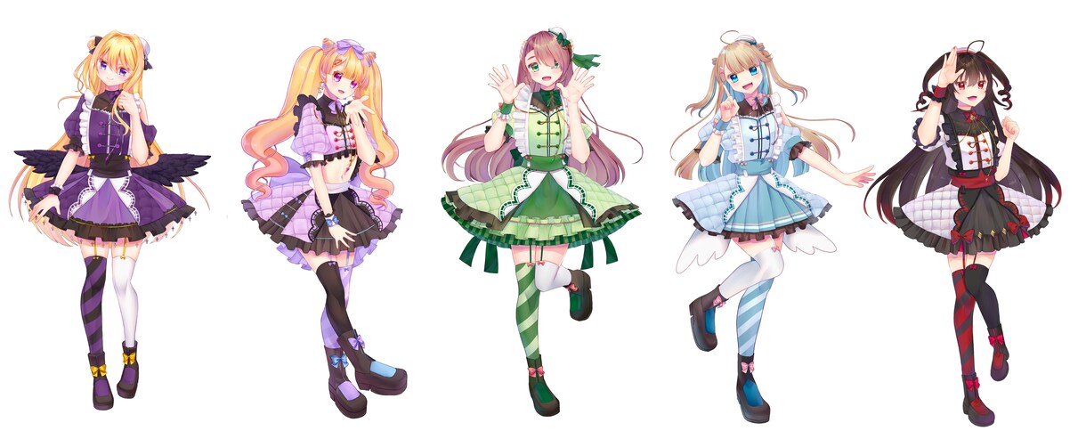 最短3日！華やかなイラストを制作します 歌ってみた、Vtuber、CD、同人誌表紙、グッズ制作などに イメージ10