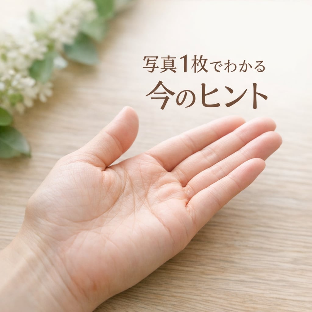 手相占いで今の運気と進む方向を読み解きます 今のあなたに必要なヒントを、手のひらから イメージ1
