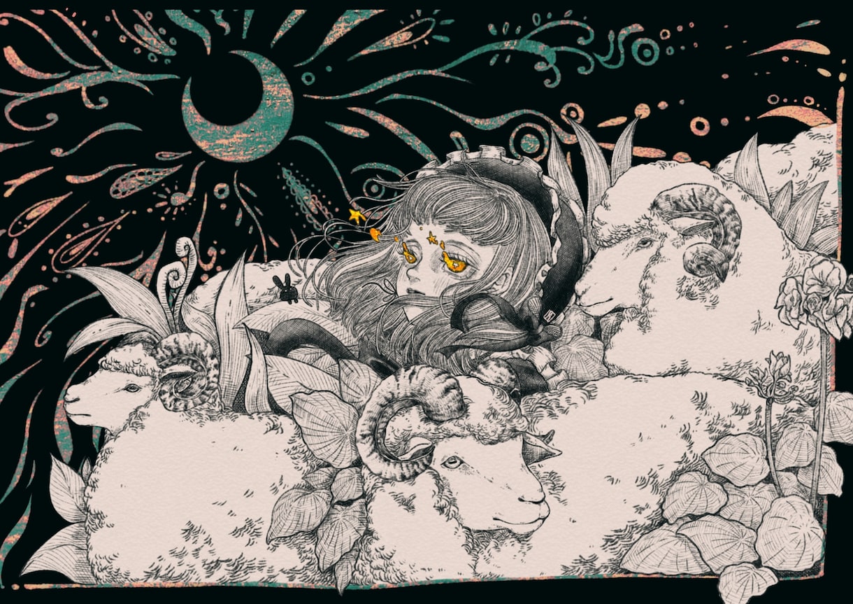 繊細で綺麗なペン画(線画)イラスト描きます 挿絵やMV等イラストが必要な場面に! イメージ7