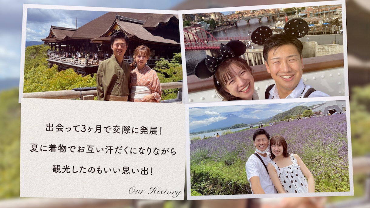 ３曲構成のお洒落なプロフィールムービーを制作します 他と被らないデザインが超大人気！BGMは自由に変更OK◎ イメージ3