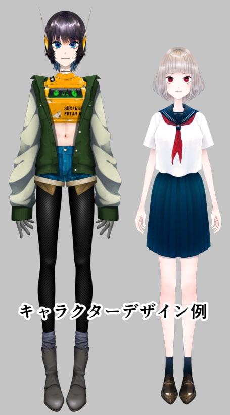 ハンドトラッキング可能なVTuberモデル作ります 指先までヌルヌル動く！高可動域なLive2Dモデルです イメージ10