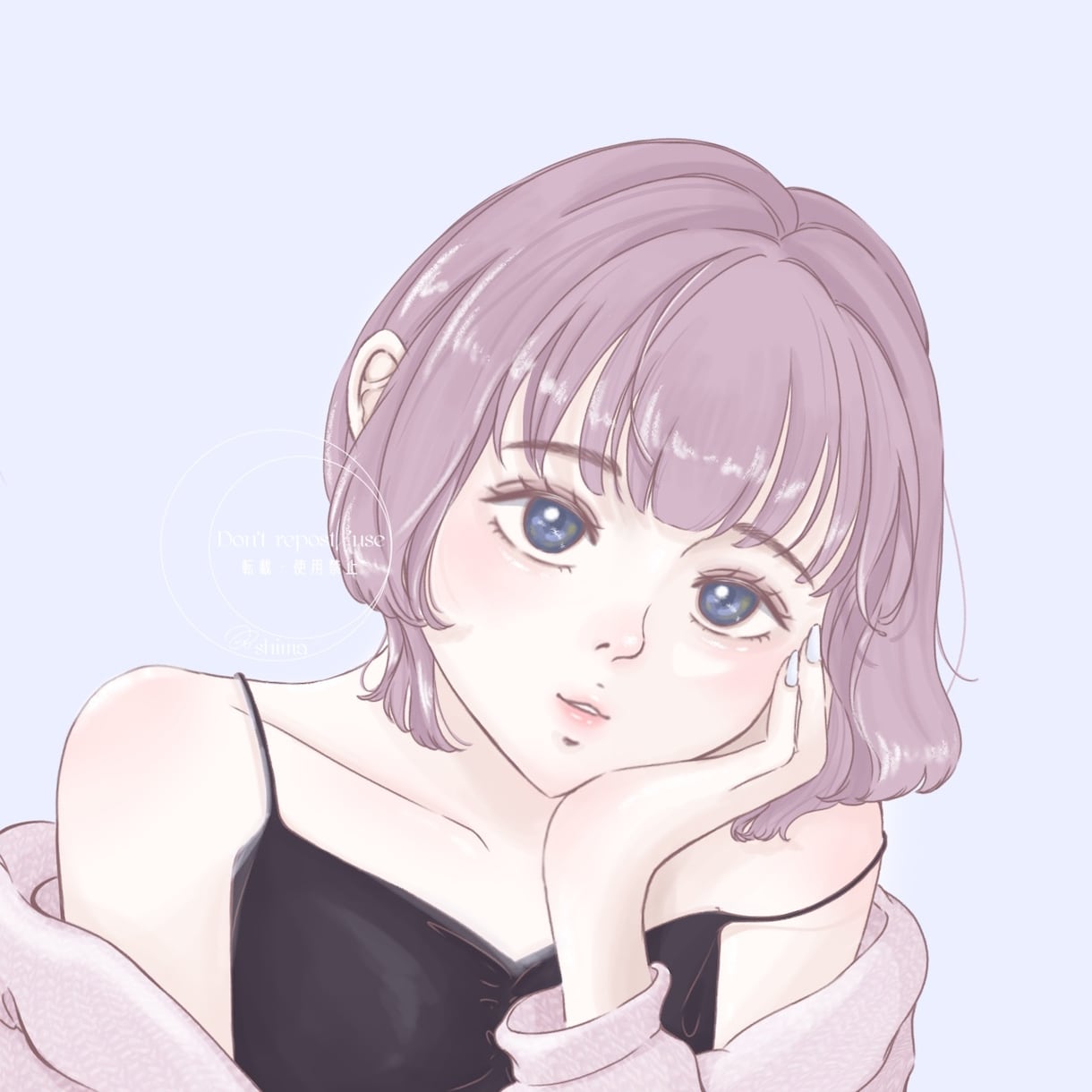 ふんわりレトロな可愛いイラスト、アイコンを描きます 配信用や歌みたサムネ、挿絵にも！ イメージ2