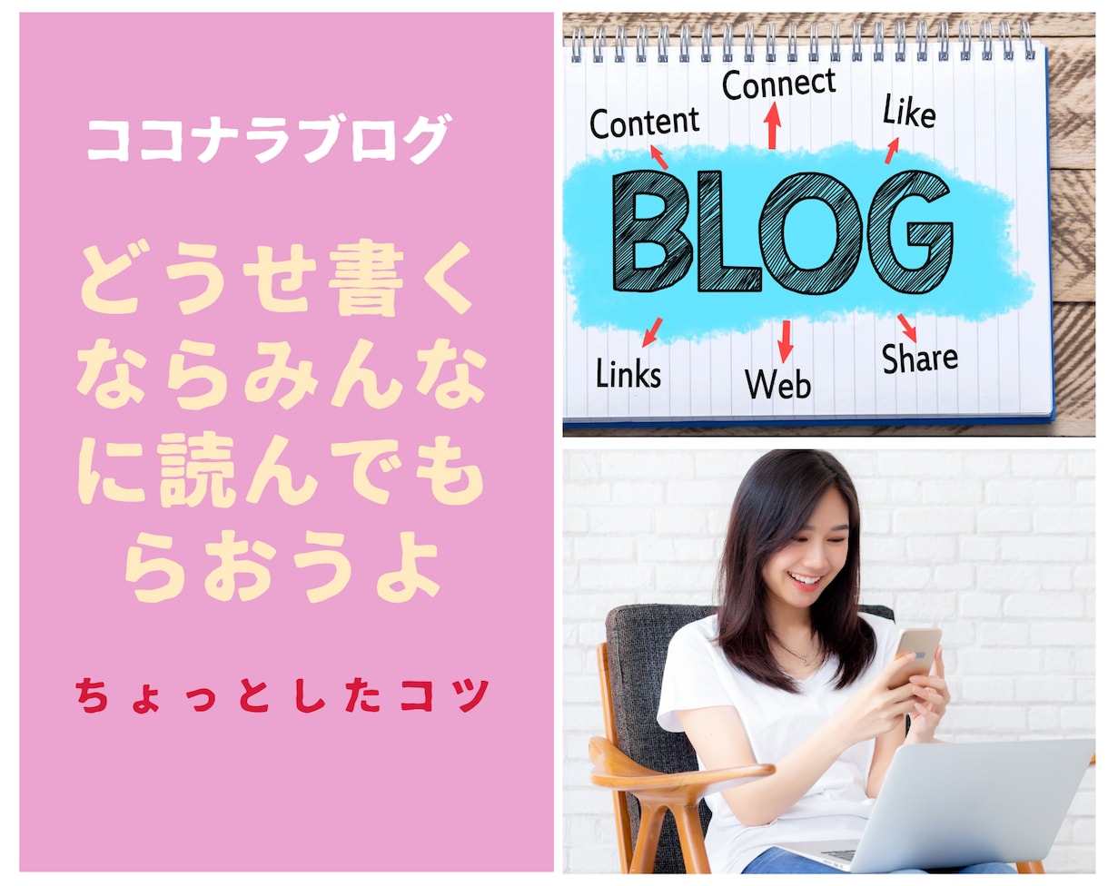 みんなに読んでもらえるブログの書き方を教えます ココナラブログのコツ、書き方、ネタの調達、画像、タイトルなど イメージ1