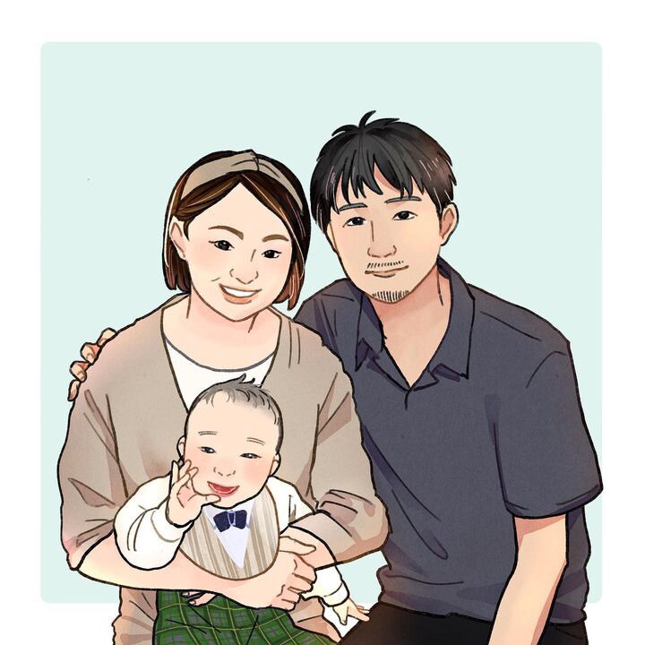 シンプルな似顔絵アイコンを描きます 写真を元にシンプルな線で仕上げる似顔絵はいかがてすか？ イメージ3