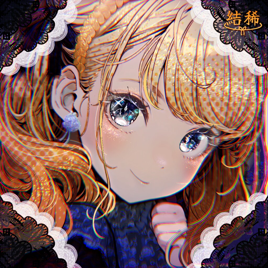 きらめくラメ感のあるイラストをお描きします 複数枚から構図を選べます。華やかで目を引く一枚に。 イメージ4