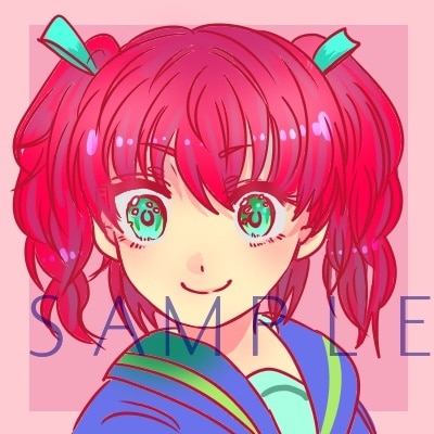 アイコン色々★アニメ風絵柄の美青年•美少年描きます 格好いい男の子可愛い女の子イラストお任せ下さい! イメージ4